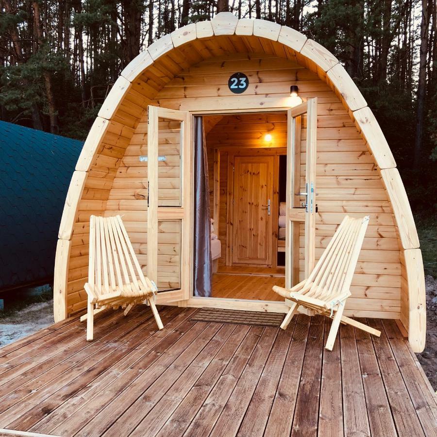 Luxury Camping Pod Зарасай Екстериор снимка
